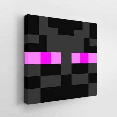 Minecraft Enderman Face Canvas