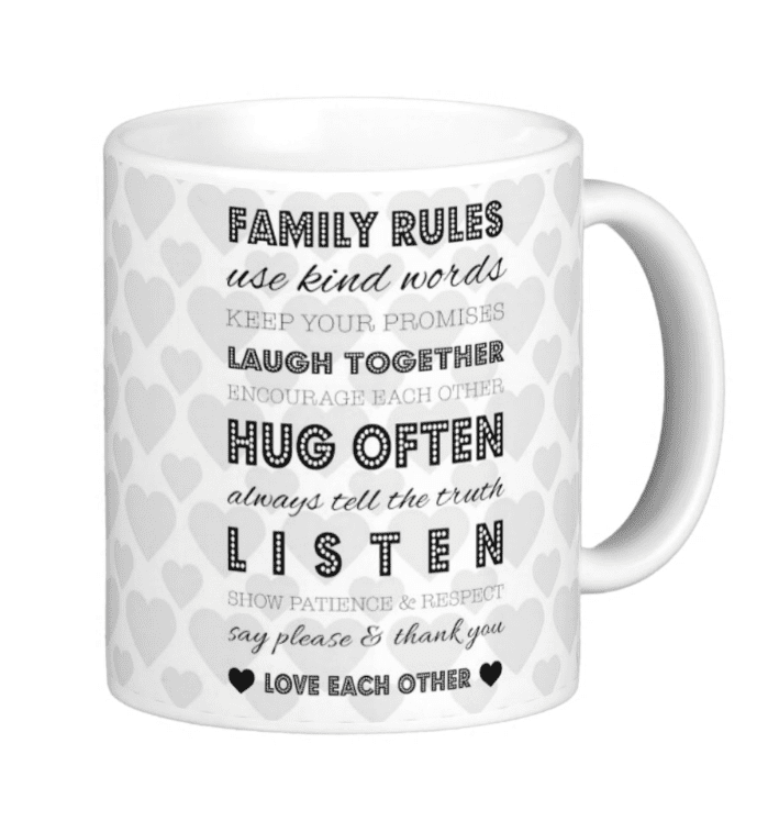 Family Rules Mug