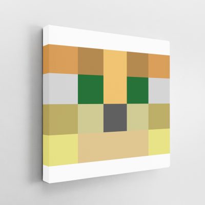 Minecraft Ocelot Face Canvas