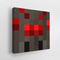 Minecraft Spider Face Canvas