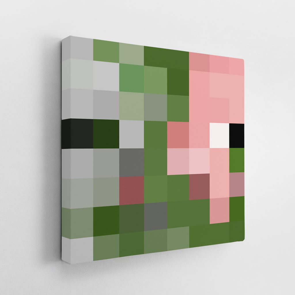 Minecraft Zombie Pigman - Pics on Canvas