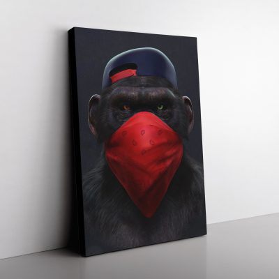 3 Wise Monkey's Speak No Evil Canvas