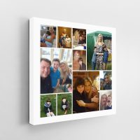 11 Image Jigsaw Collage Canvas