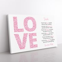 Love Poem Canvas