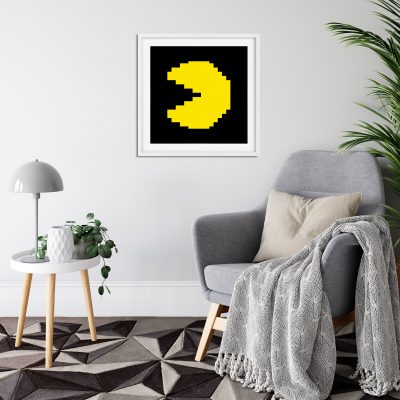 Pacman White Frame