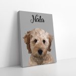 Personalised Pet Portrait Canvas