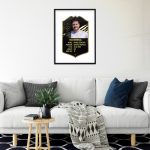Personalised FIFA Card Design #2 Black Frame