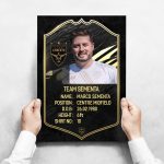 Personalised FIFA Card Design #2 Poster