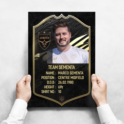 Personalised FIFA Card Design #2 Poster