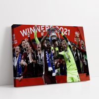 Leicester City FA Cup Winners 20/21 Canvas