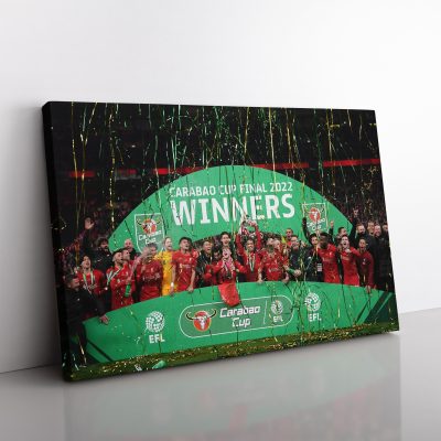 Liverpool FC Carabao Cup Winners 21/22 Canvas