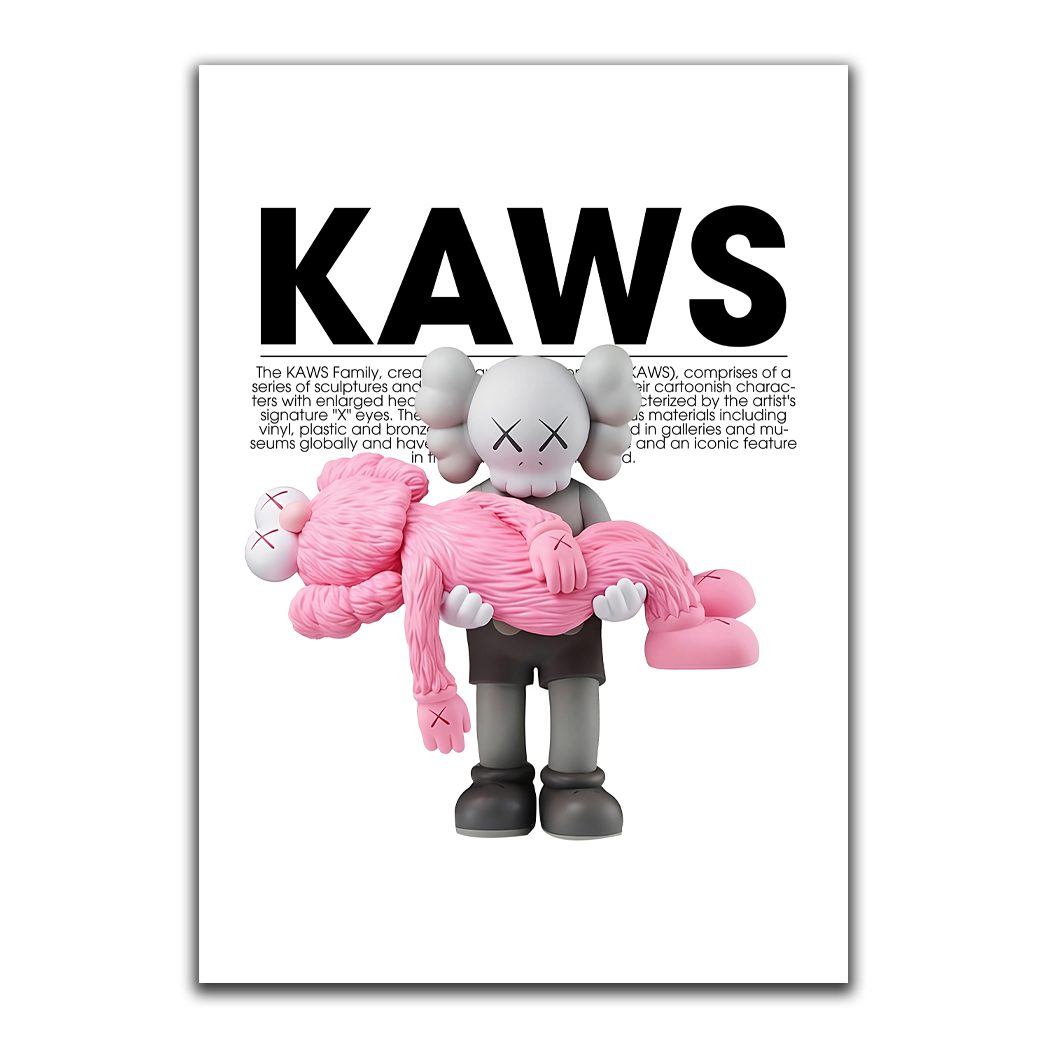 Kaws Family Doll Image #2 - Pics on Canvas