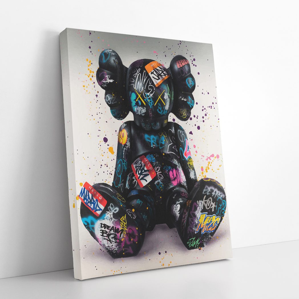 Kaws Doll Image 1 Pics on Canvas