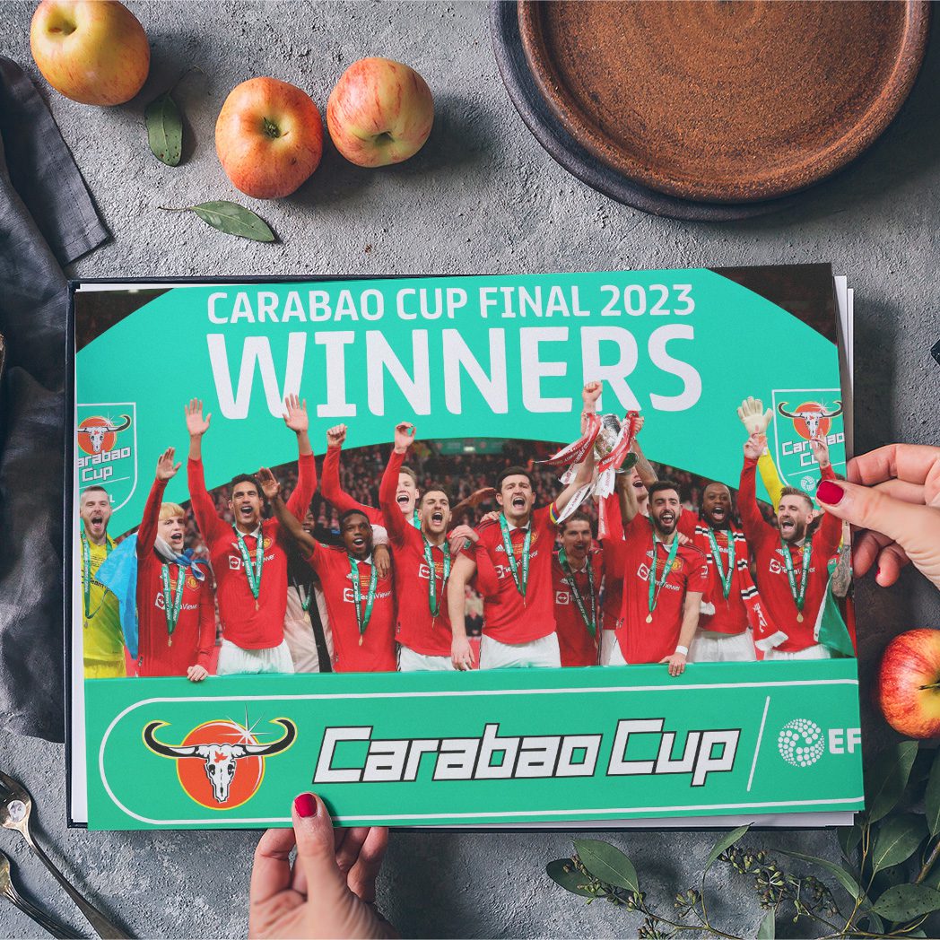 Man United Carabao Cup Winners Print v2