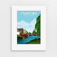 Stamford Travel Poster Version 2 - Pics on Canvas