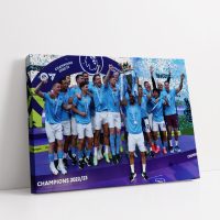 Manchester City Premier League Winners 22/23 Canvas
