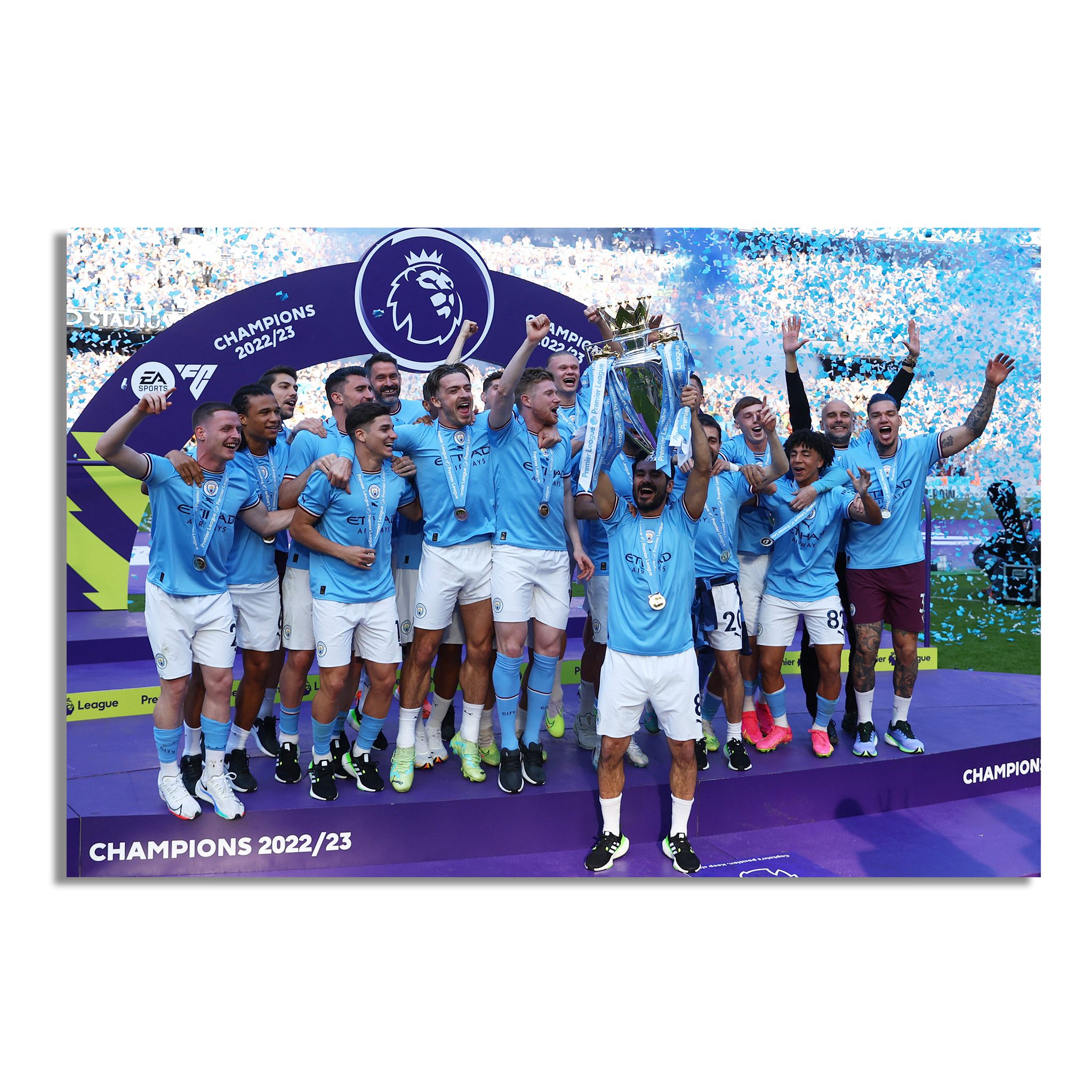 Manchester City Premier League Winners 22/23 Photo Print