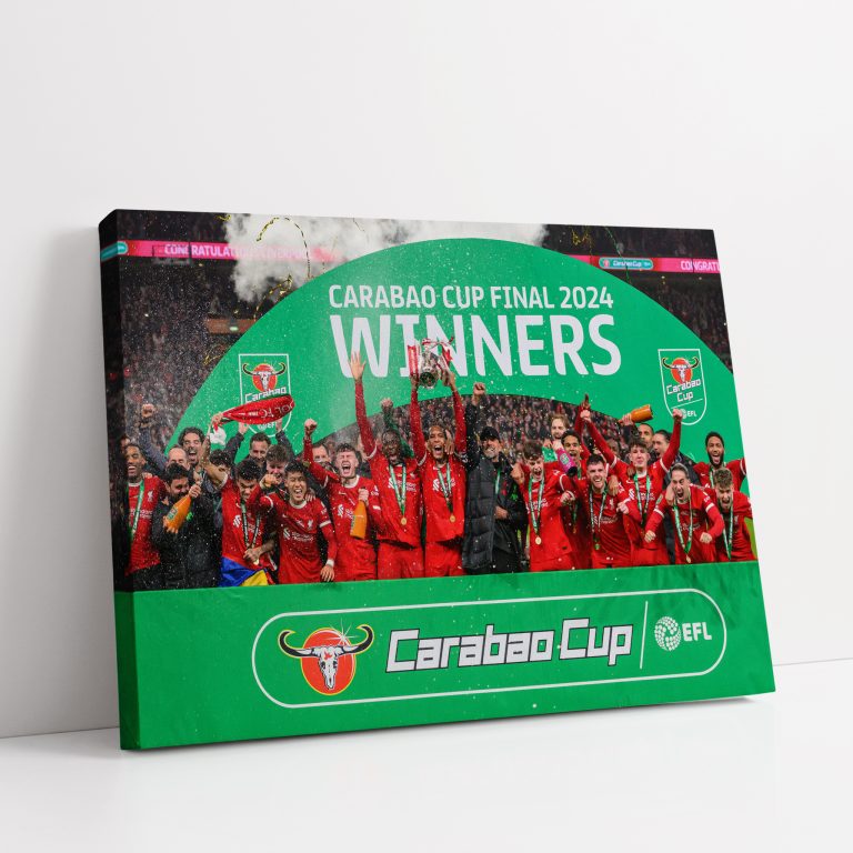 Liverpool FC Carabao Cup Winners 2024 Pics on Canvas