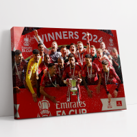 Manchester United FA Cup Winners 22/23 Canvas, Manchester United Gift, ,Man United Present Ideas